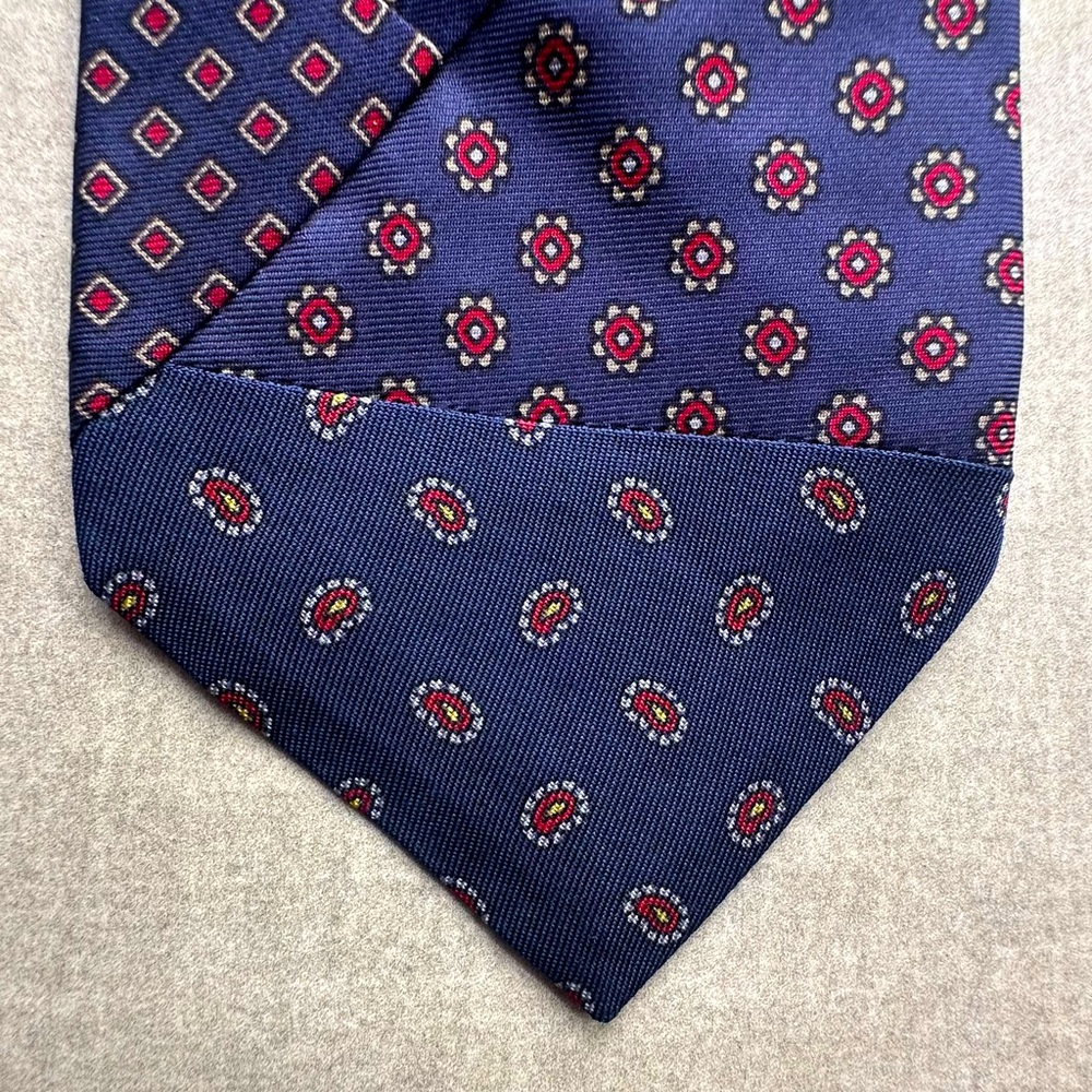 Robert Talbott Rare Patchwork Quilt Style Tie - image 3